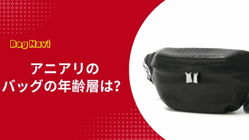 アニアリのバッグの年齢層は？後悔しないための評判と選び方を網羅