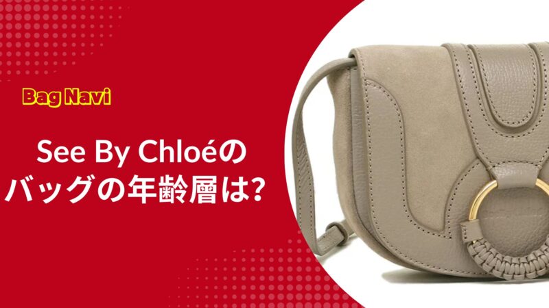 シーバイクロエのバッグの年齢層は？30代40代50代の評判と噂を徹底検証